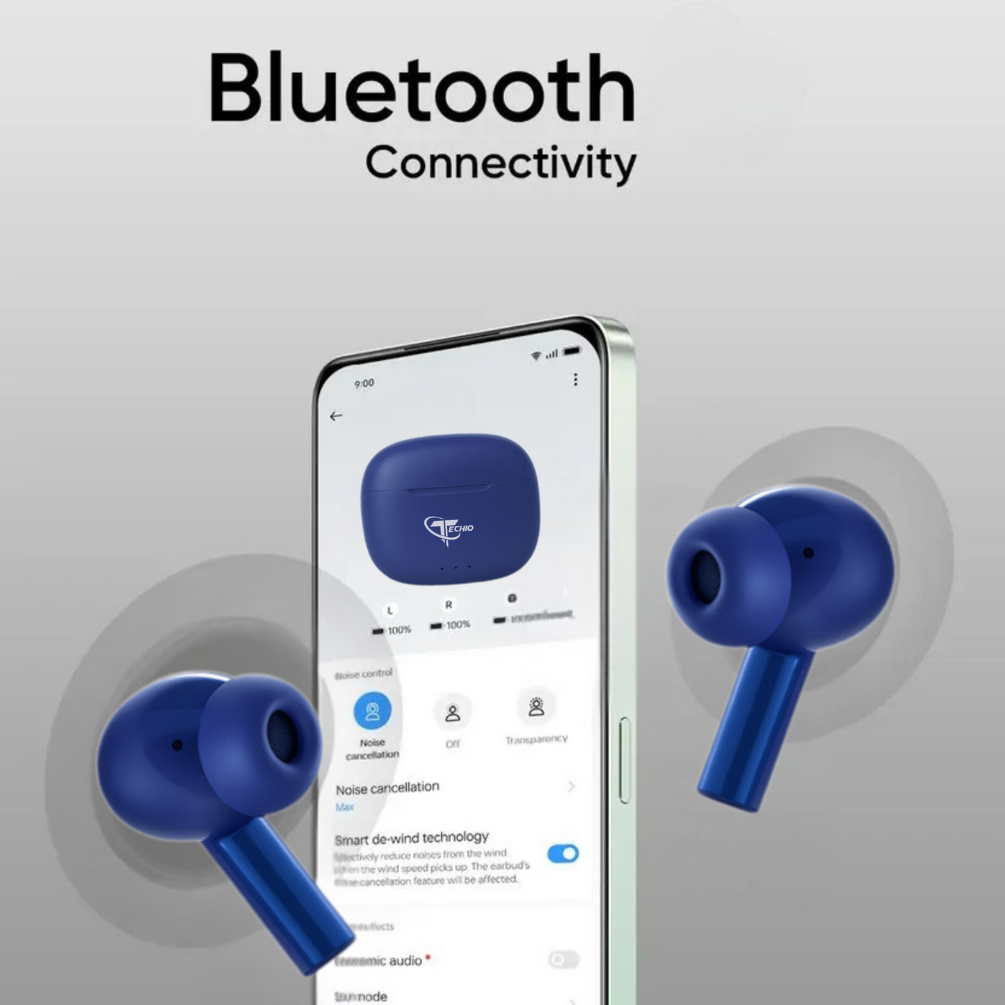 SoundPulse TWS Earbuds with Noise Cancellation, Deep Bass & Voice Assistant Support