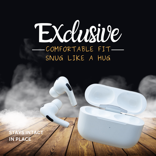 AIRPOD PRO 2 True Wireless Bluetooth Headphone with 15-18 Hrs Playtime & Compatible for all Smartphones (White) with case cover