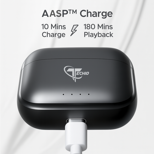 SonicWave True Wireless Earbuds with Deep Bass, ENC Mic, Bluetooth 5.3 & 40H Playtime