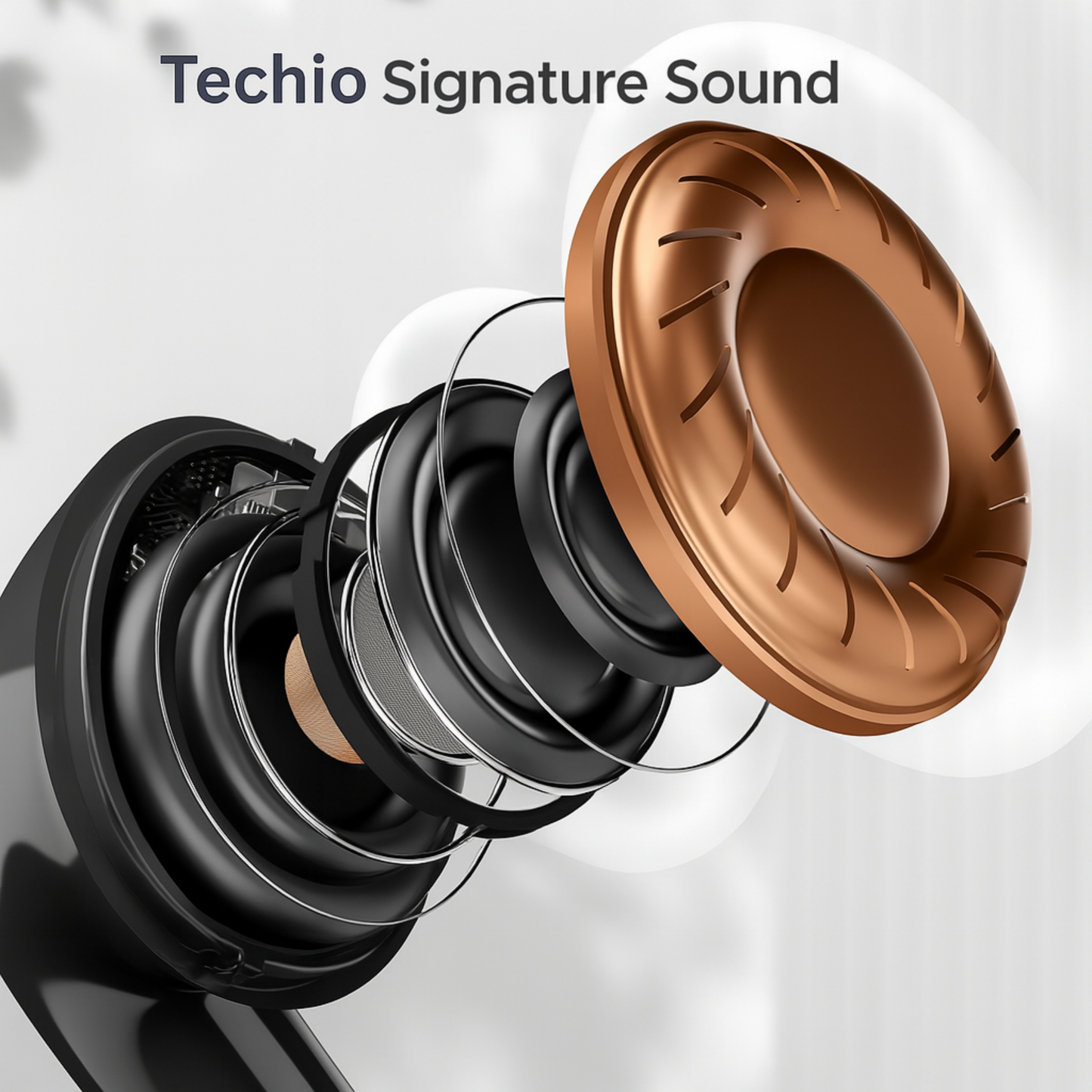 SonicWave True Wireless Earbuds with Deep Bass, ENC Mic, Bluetooth 5.3 & 40H Playtime