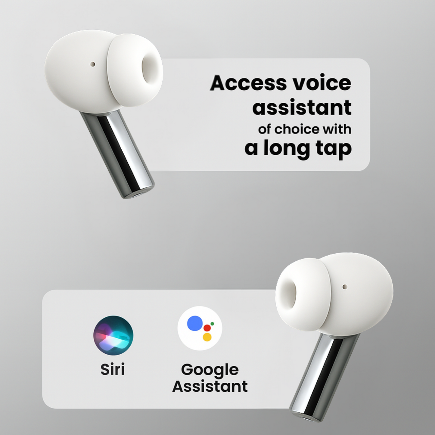 EchoPod Wireless Earbuds with 3D Surround Sound, Touch Control & Long Battery Backup