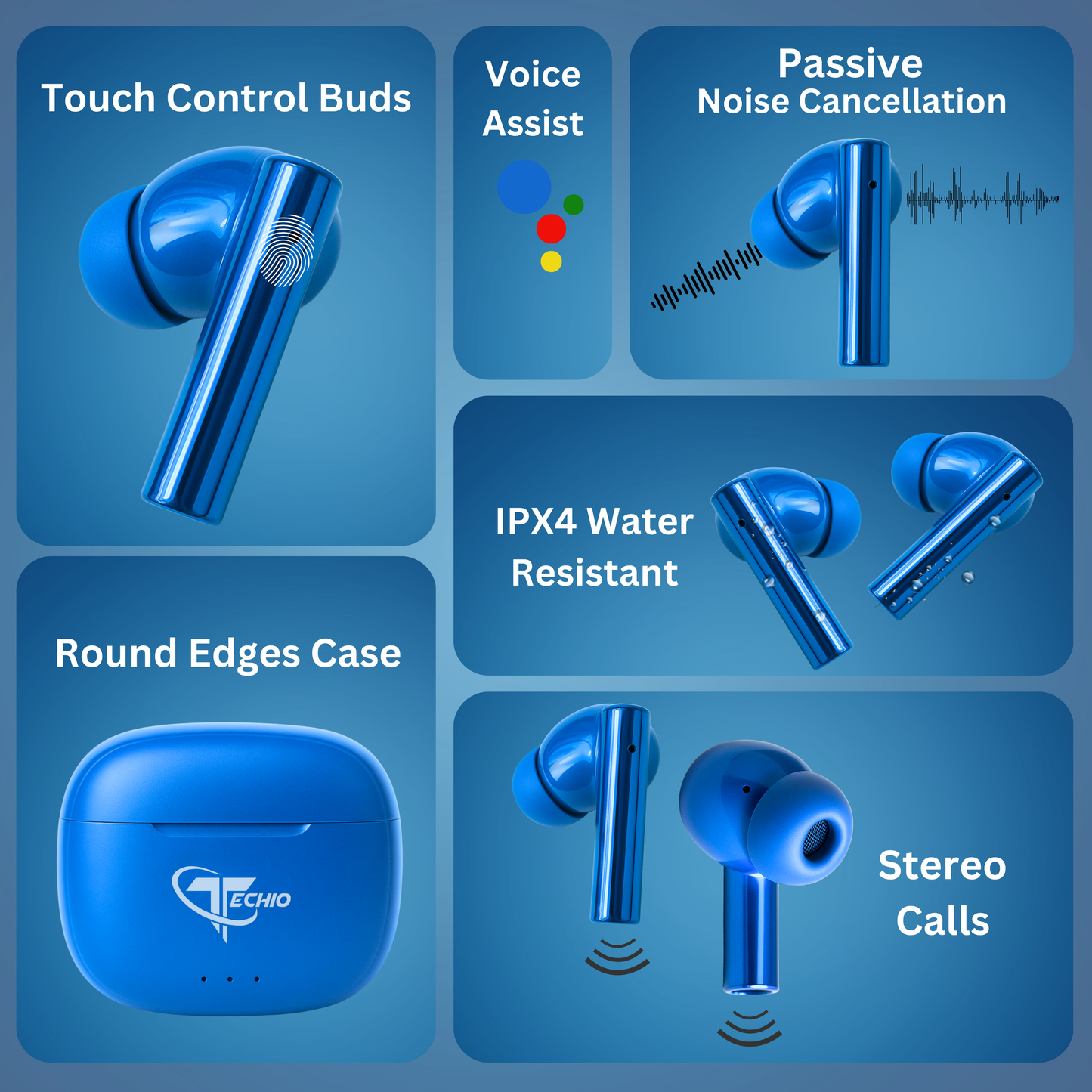 True Wireless Earbuds with 40H Playtime & Fast Charging – Deep Bass