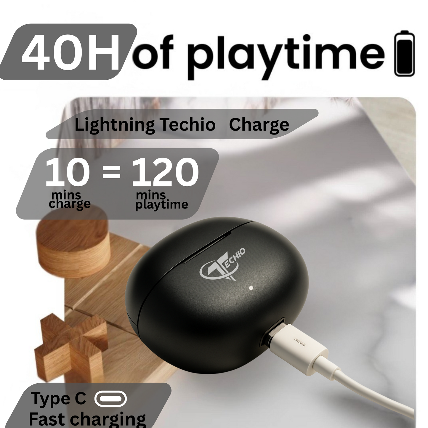 Gaming Earbuds with Low Latency & Surround Sound | Bluetooth 5.3