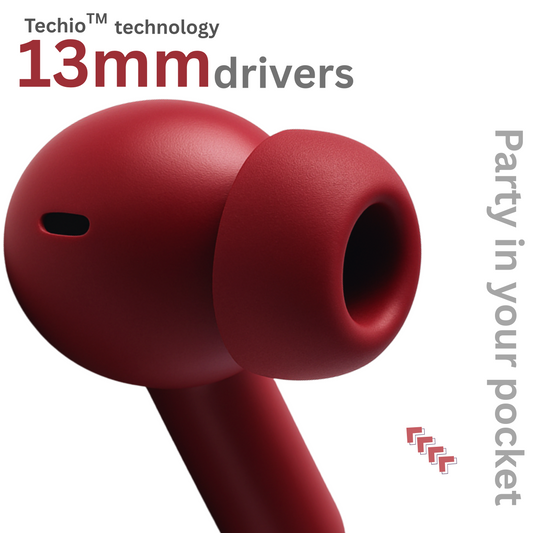 Wireless Earbuds with Powerful Bass & IPX5 Water Resistance