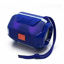 Techio Powerpact bass & stereo audio color changIng led Light wireless portable FRB-162 3 W Bluetooth Speaker (Blue, Stereo Channel)