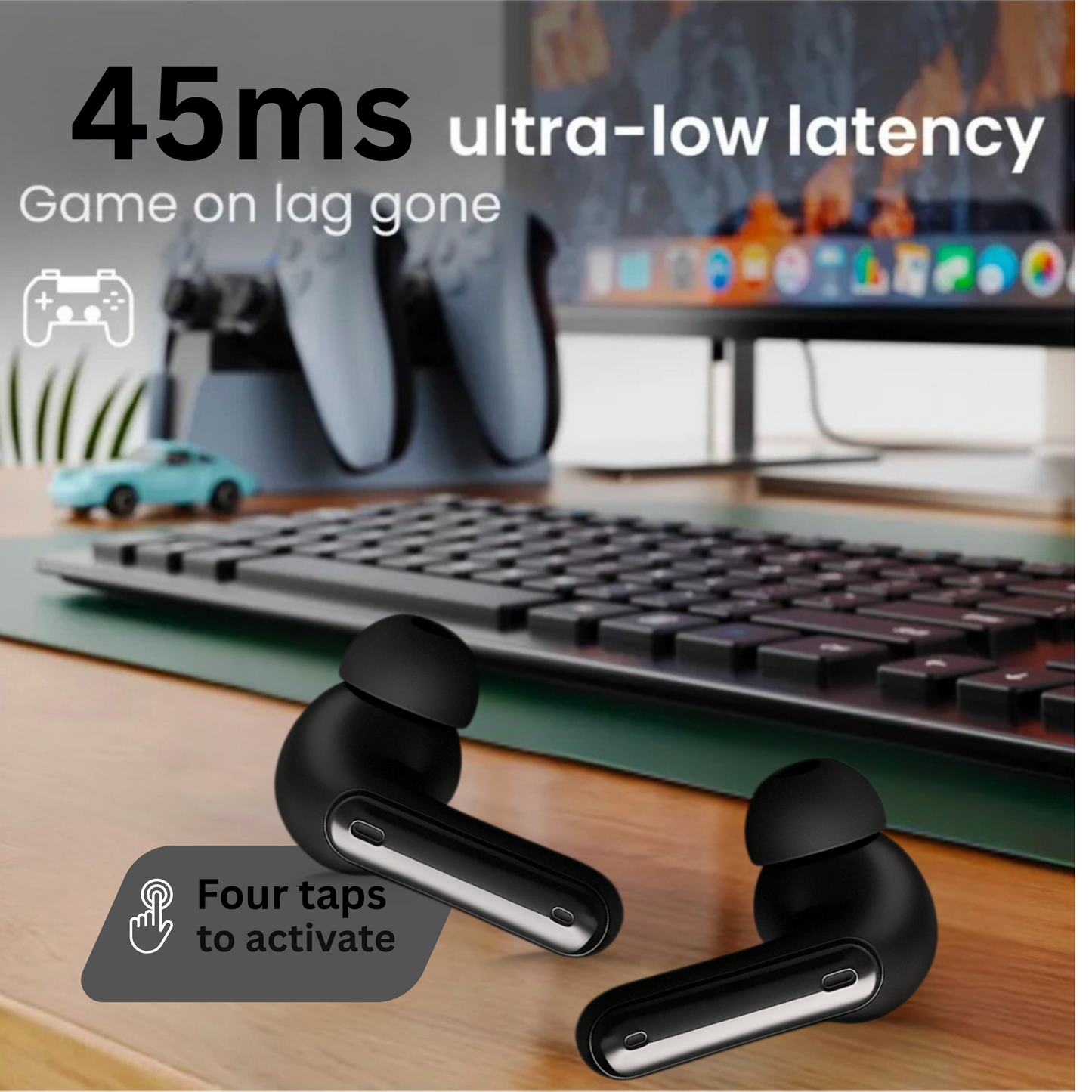 Gaming Earbuds with Low Latency & Surround Sound | Bluetooth 5.3