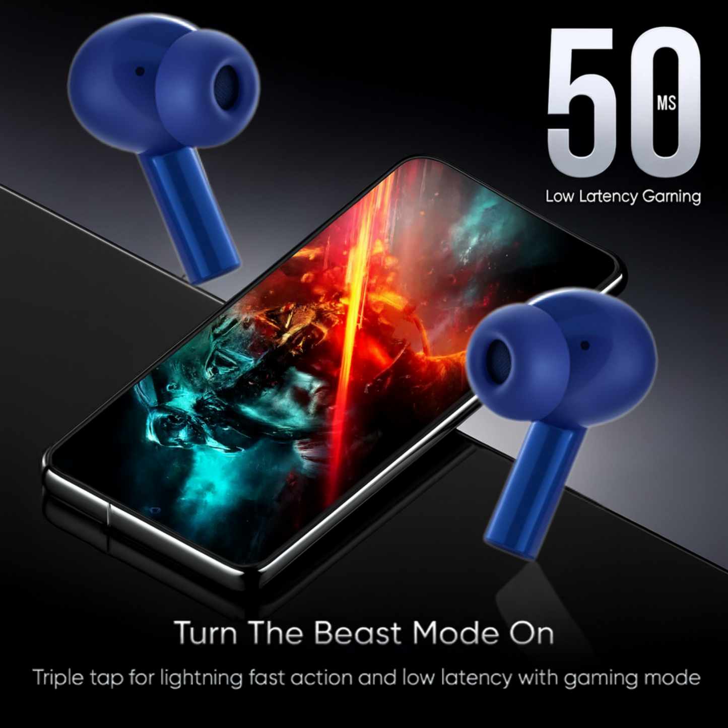 SoundPulse TWS Earbuds with Noise Cancellation, Deep Bass & Voice Assistant Support
