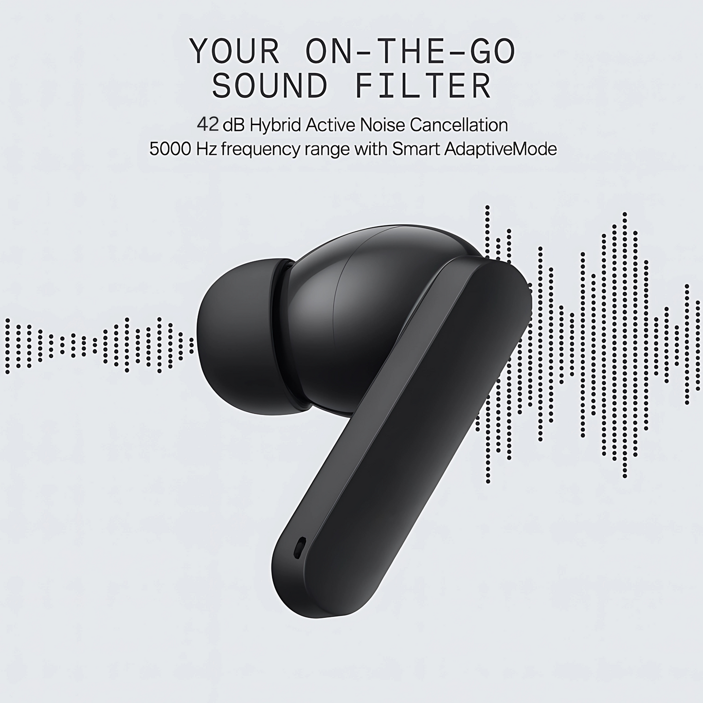 CMF by Nothing Buds Pro with 45 dB ANC, Ultra Bass Technology & upto 39 hours of battery life Bluetooth  (Black, True Wireless)