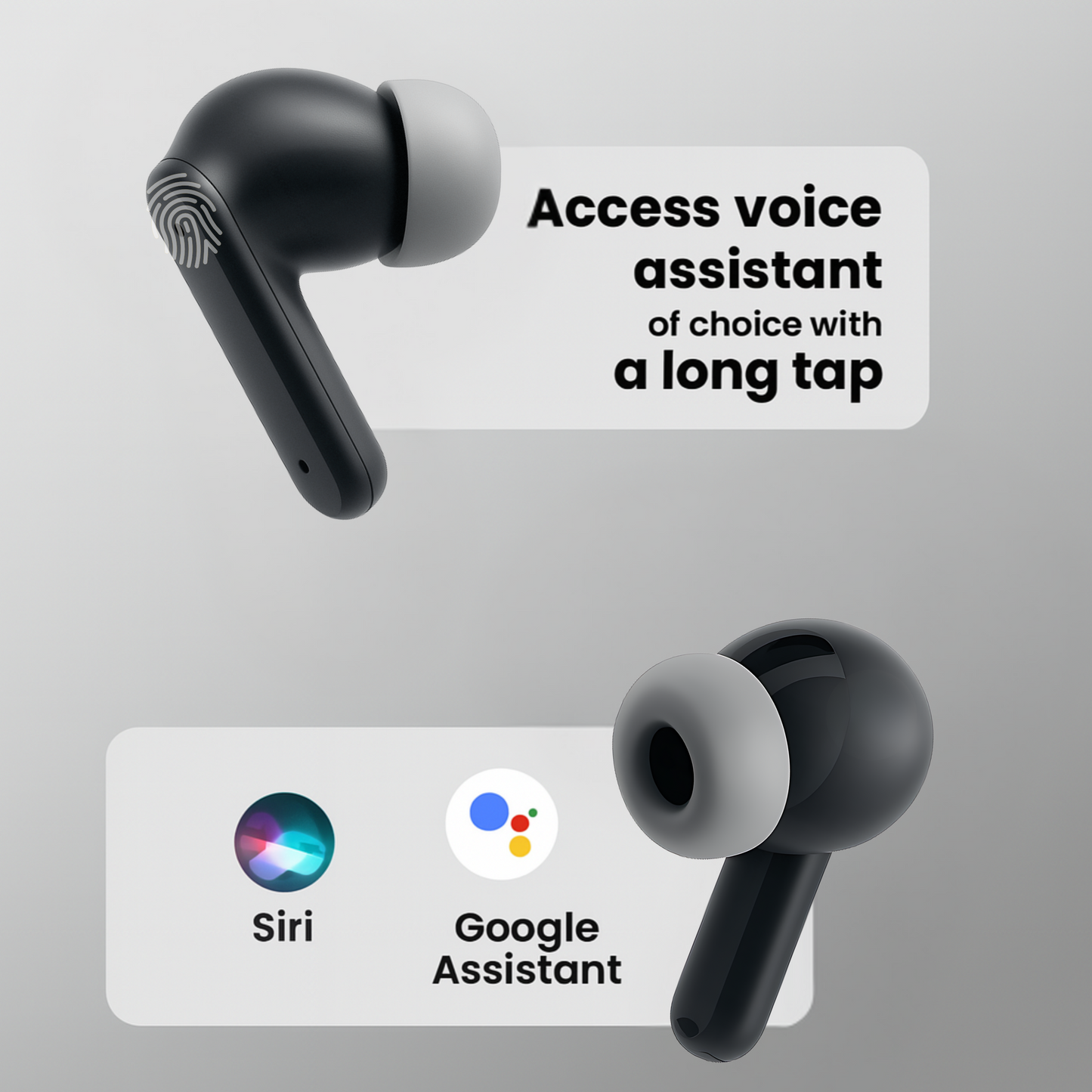 EchoPod Wireless Earbuds with 3D Surround Sound, Touch Control & Long Battery Backup