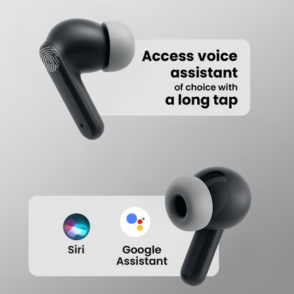 EchoPod Wireless Earbuds with 3D Surround Sound, Touch Control & Long Battery Backup