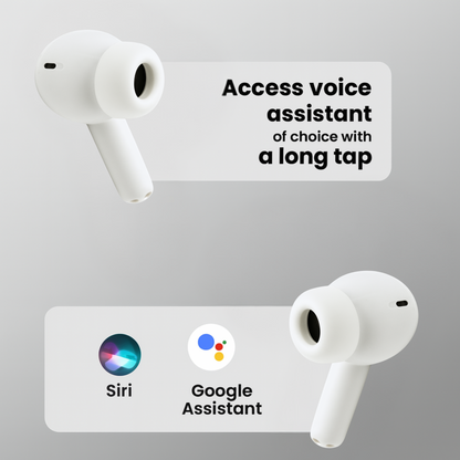 SonicWave True Wireless Earbuds with Deep Bass, ENC Mic, Bluetooth 5.3 & 40H Playtime