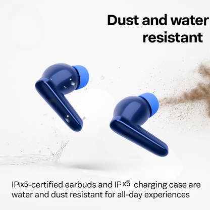 BassPulse Fusion X1 Pro Wireless Earbuds with Heavy Bass, Type-C Fast Charging & Voice