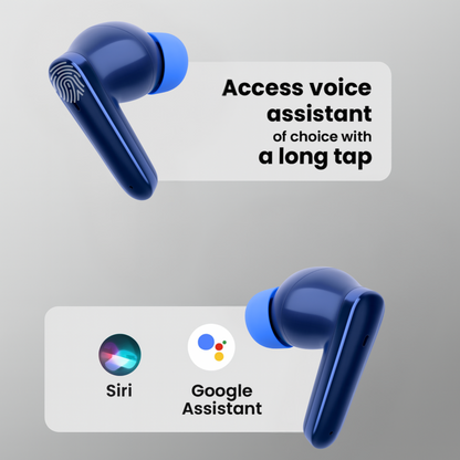 BassPulse Fusion X1 Pro Wireless Earbuds with Heavy Bass, Type-C Fast Charging & Voice