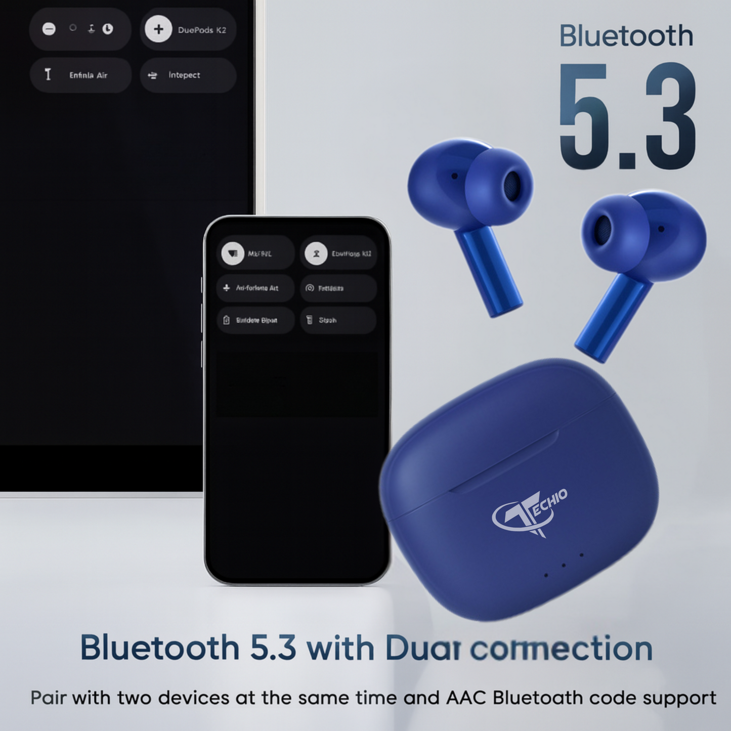 SoundPulse TWS Earbuds with Noise Cancellation, Deep Bass & Voice Assistant Support