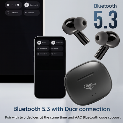 CrystalTone Gen Z1 Bluetooth Earbuds with Smart Touch, Long Playtime & Lightweight Comfort Fit
