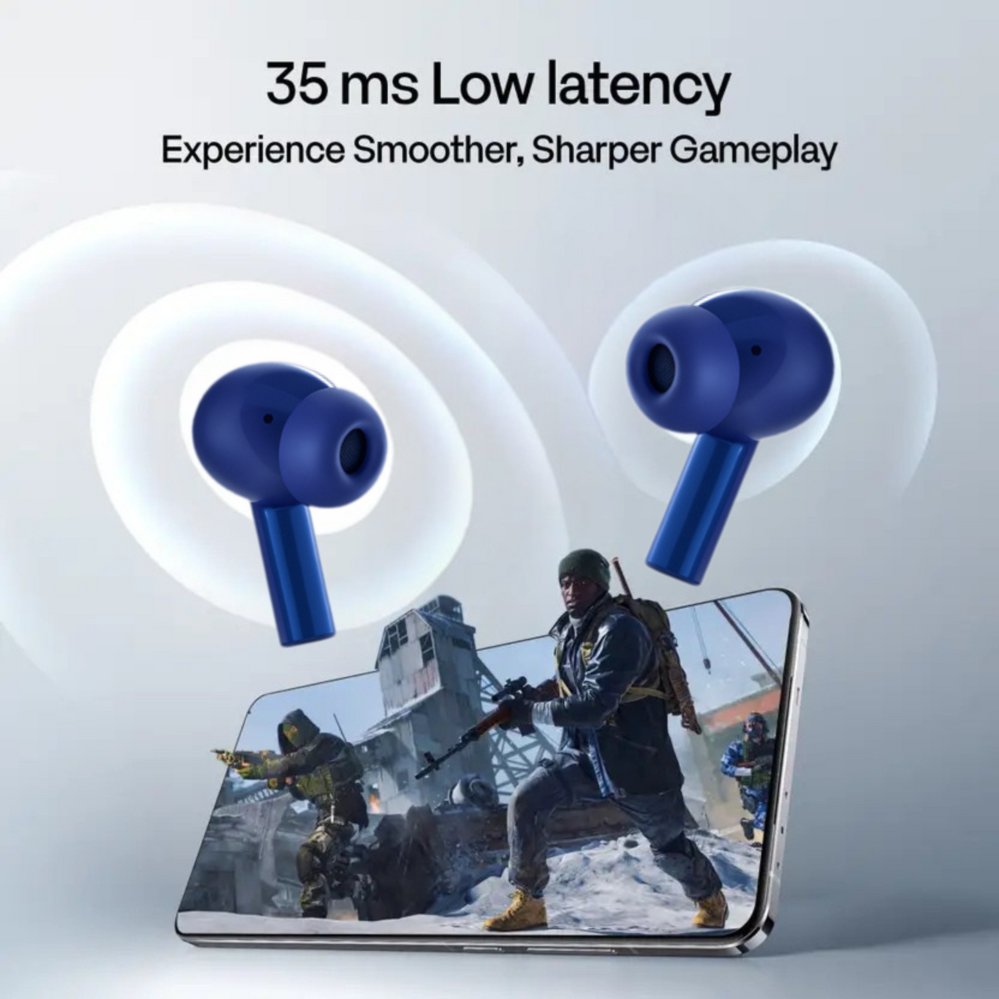 SoundPulse TWS Earbuds with Noise Cancellation, Deep Bass & Voice Assistant Support