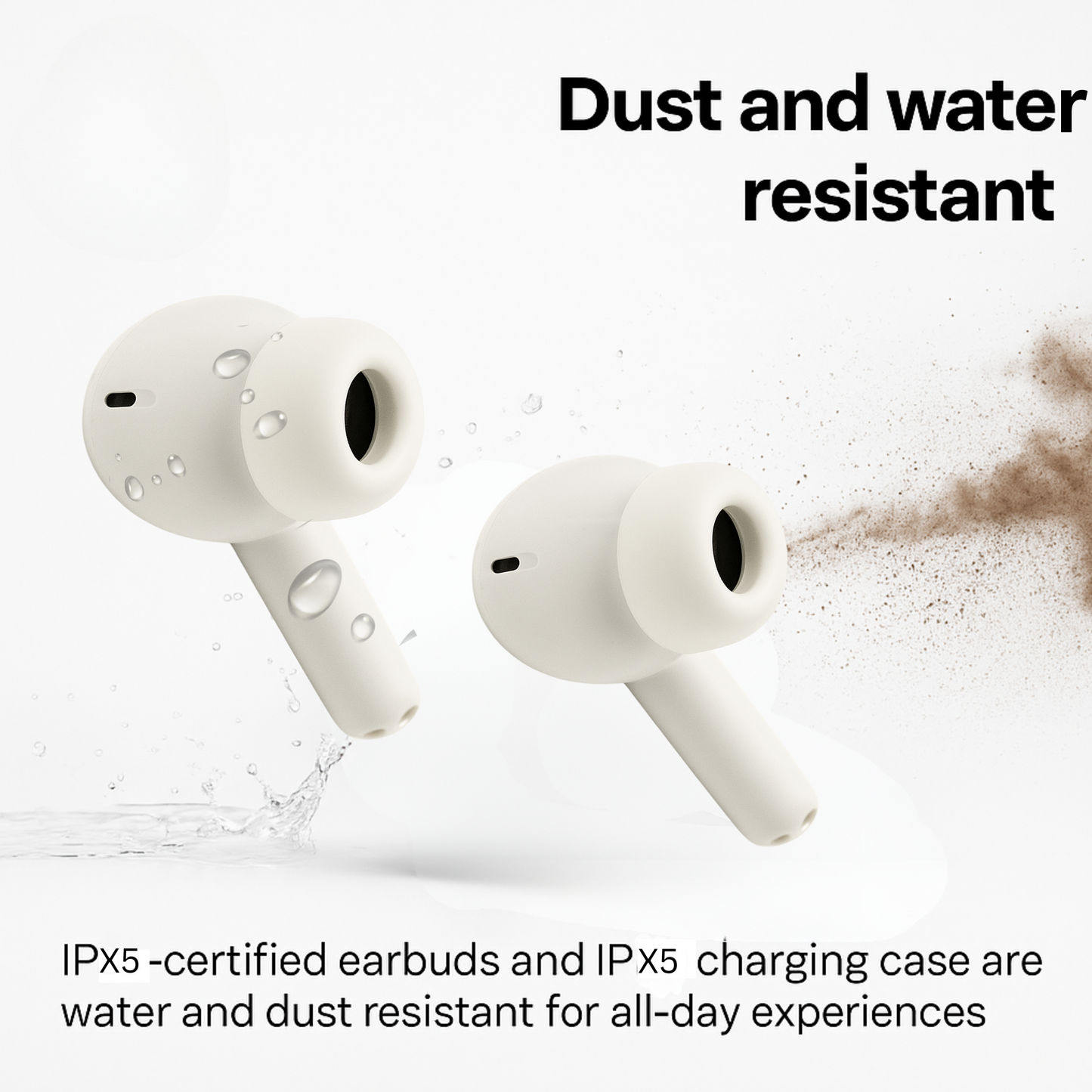 SonicWave True Wireless Earbuds with Deep Bass, ENC Mic, Bluetooth 5.3 & 40H Playtime