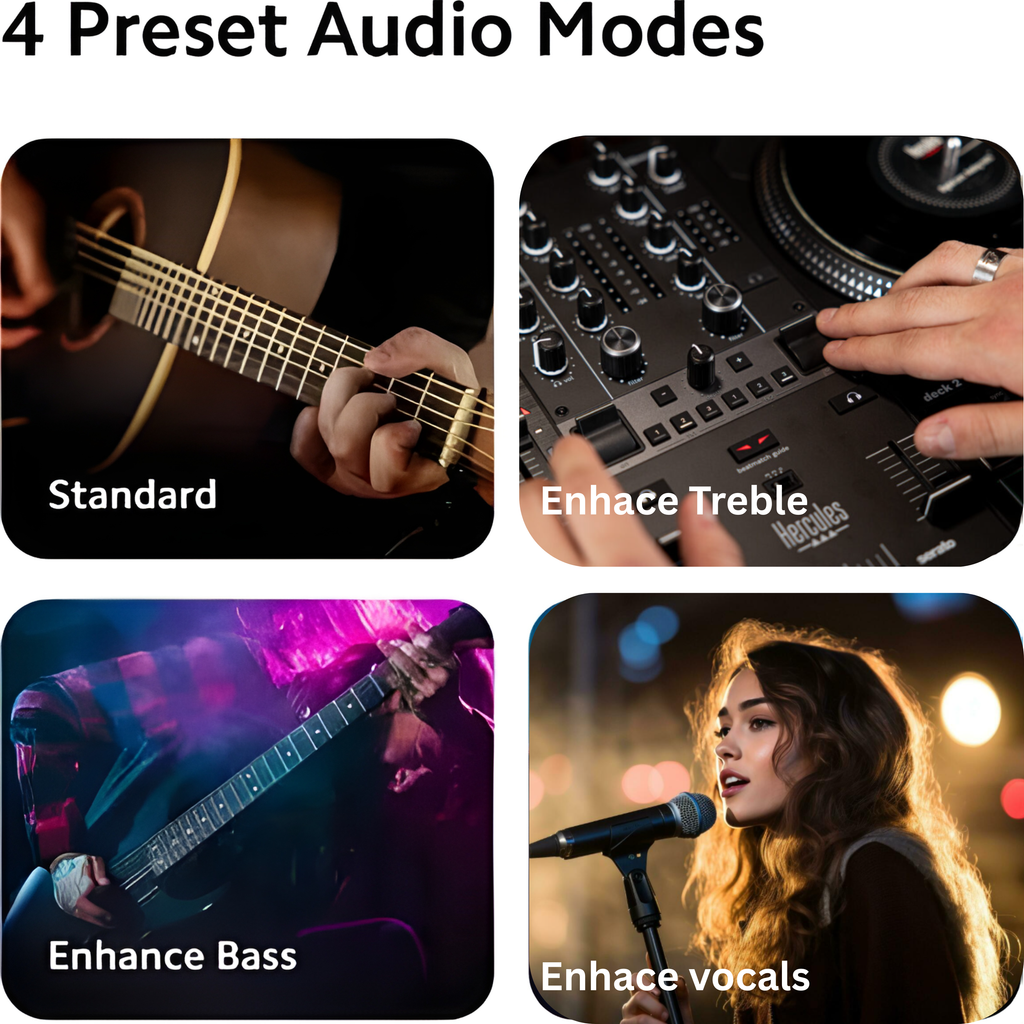 TECHIO Wireless Bluetooth Earbuds with ENC Mic | 40H Playtime | Bluetooth 5.3 | IPX5 |