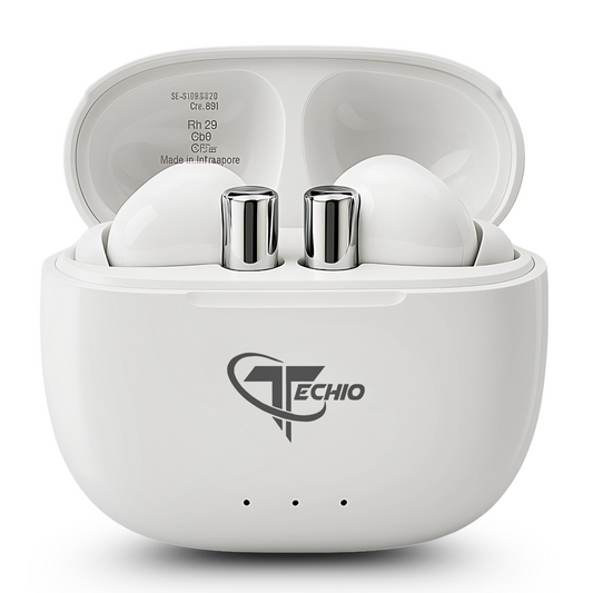 EchoPod Wireless Earbuds with 3D Surround Sound, Touch Control & Long Battery Backup