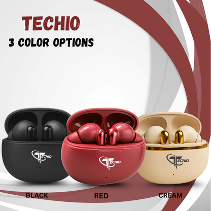 Wireless Earbuds with Powerful Bass & IPX5 Water Resistance