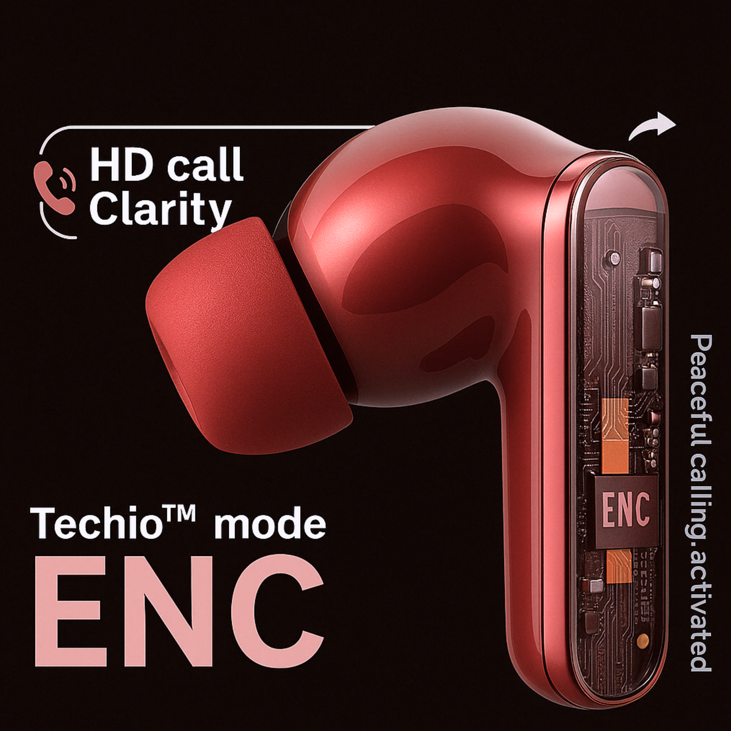Wireless Earbuds with Powerful Bass & IPX5 Water Resistance
