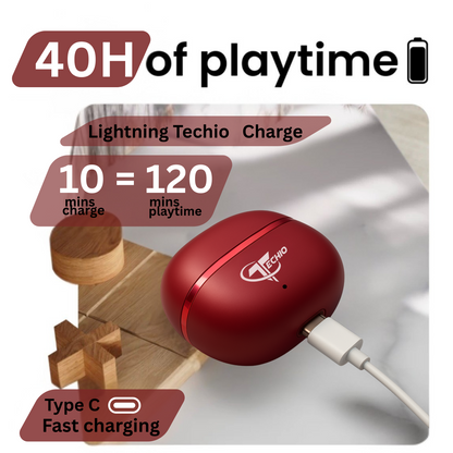 Wireless Earbuds with Powerful Bass & IPX5 Water Resistance