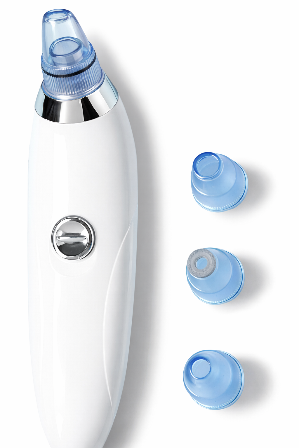 Electric Pore Vacuum Cleaner Blackhead Remover with 4 Suction Heads