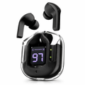 TECHIO Bluetooth 5.3 Wireless Earbuds with Digital Display & ENC
