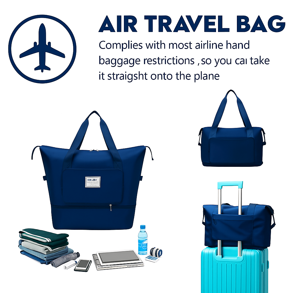 Travel Bag for Men & Women | Large Capacity Waterproof Duffle Bag