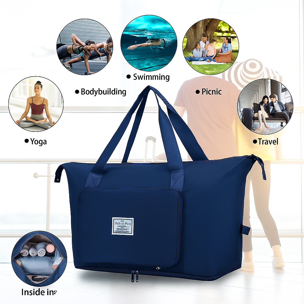 Travel Bag for Men & Women | Large Capacity Waterproof Duffle Bag