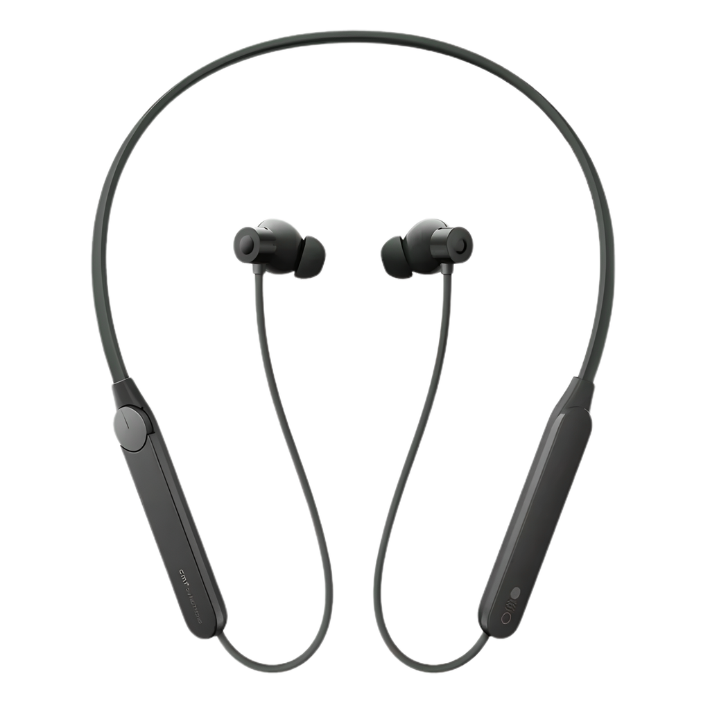 Techio Wireless Bluetooth Neckband Earphones with Mic | Deep Bass