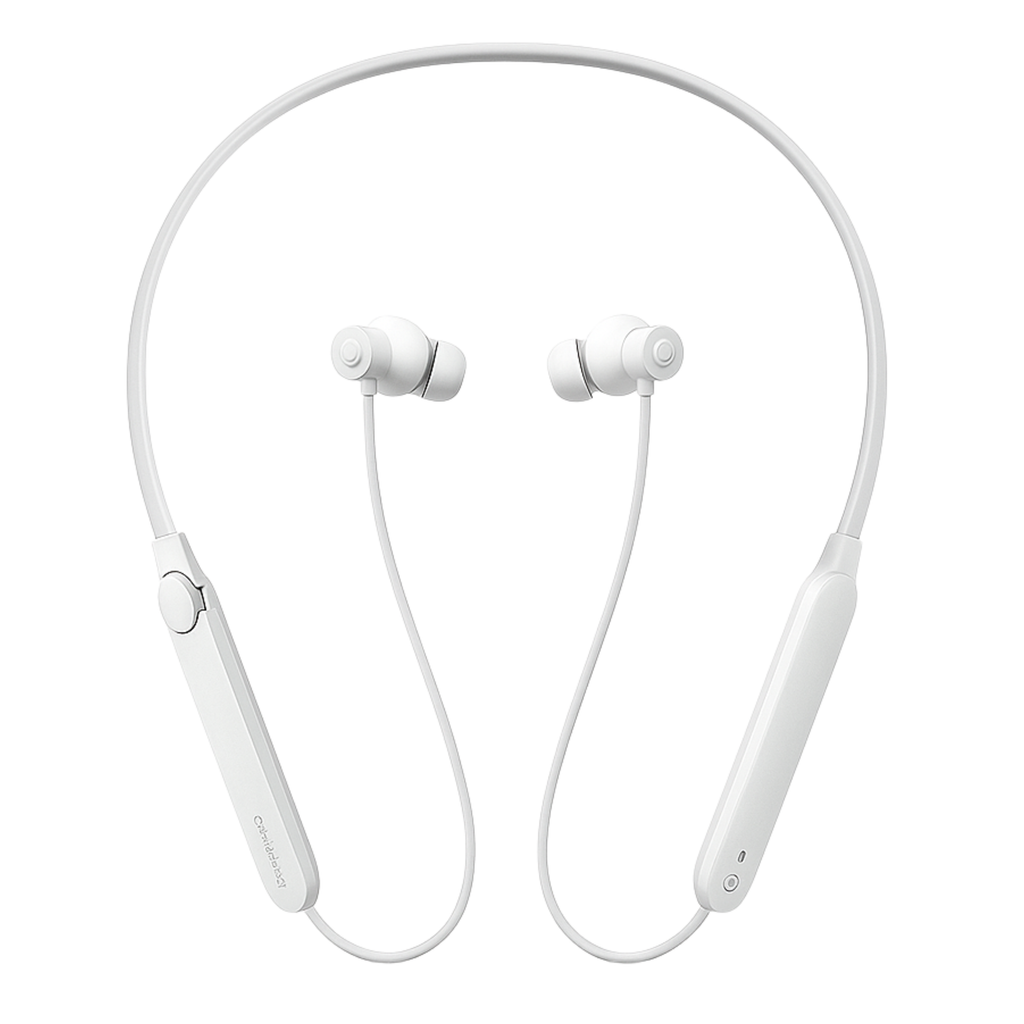 Techio Wireless Bluetooth Neckband Earphones with Mic | Deep Bass