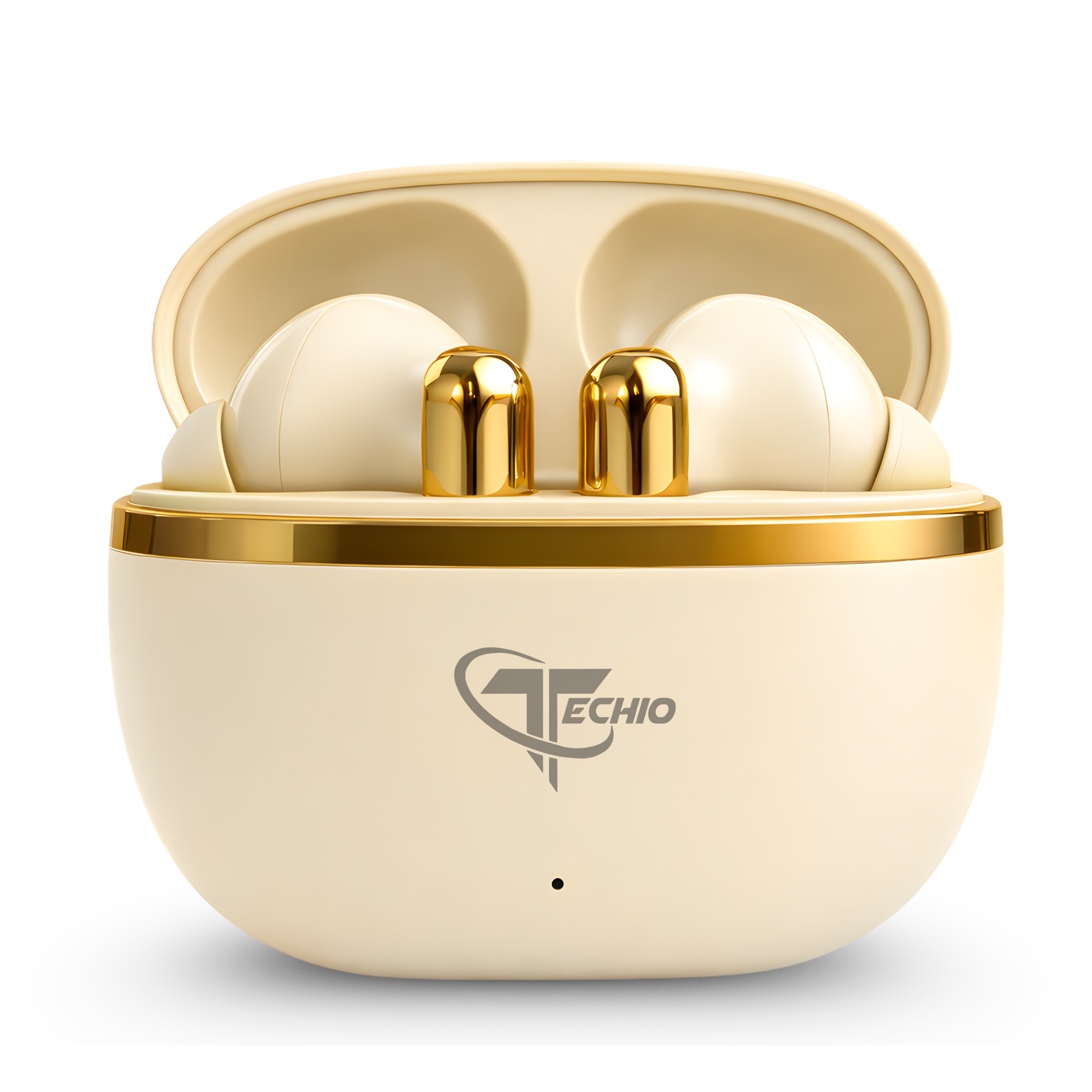 TECHIO True Wireless Earbuds with ENC Mic | 13mm Bass | Fast Charging | Bluetooth 5.3