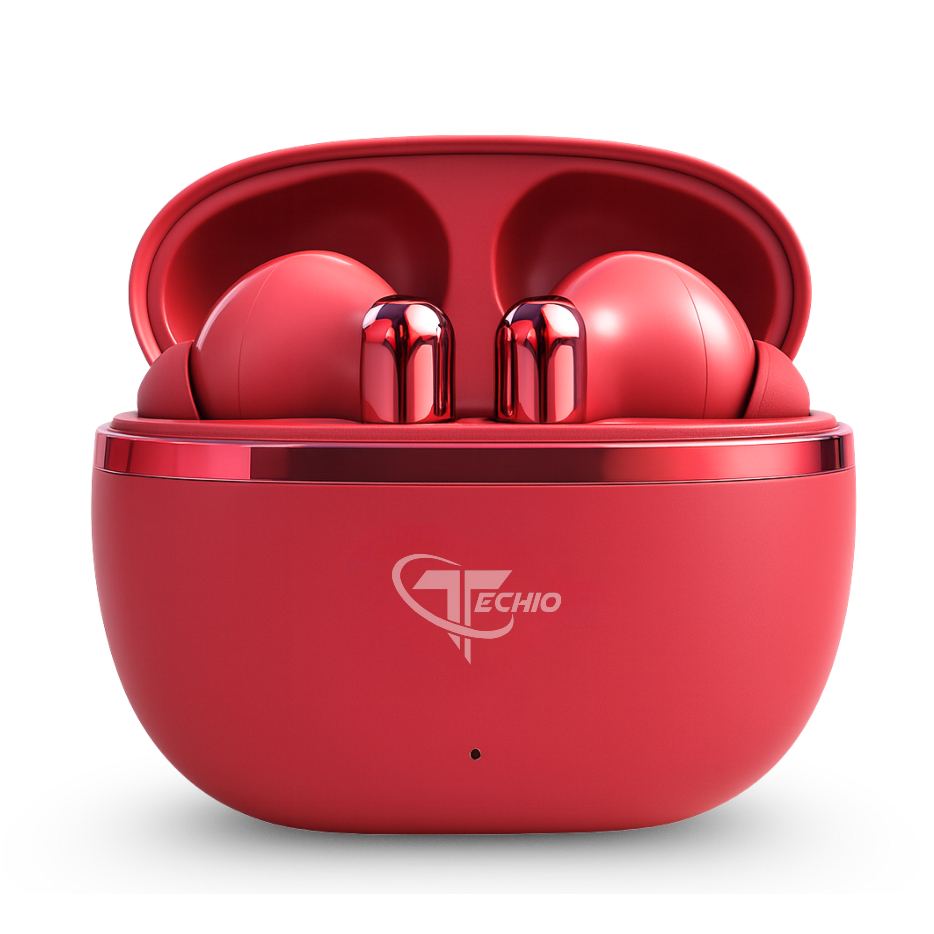 TECHIO True Wireless Earbuds with ENC Mic | 13mm Bass | Fast Charging | Bluetooth 5.3