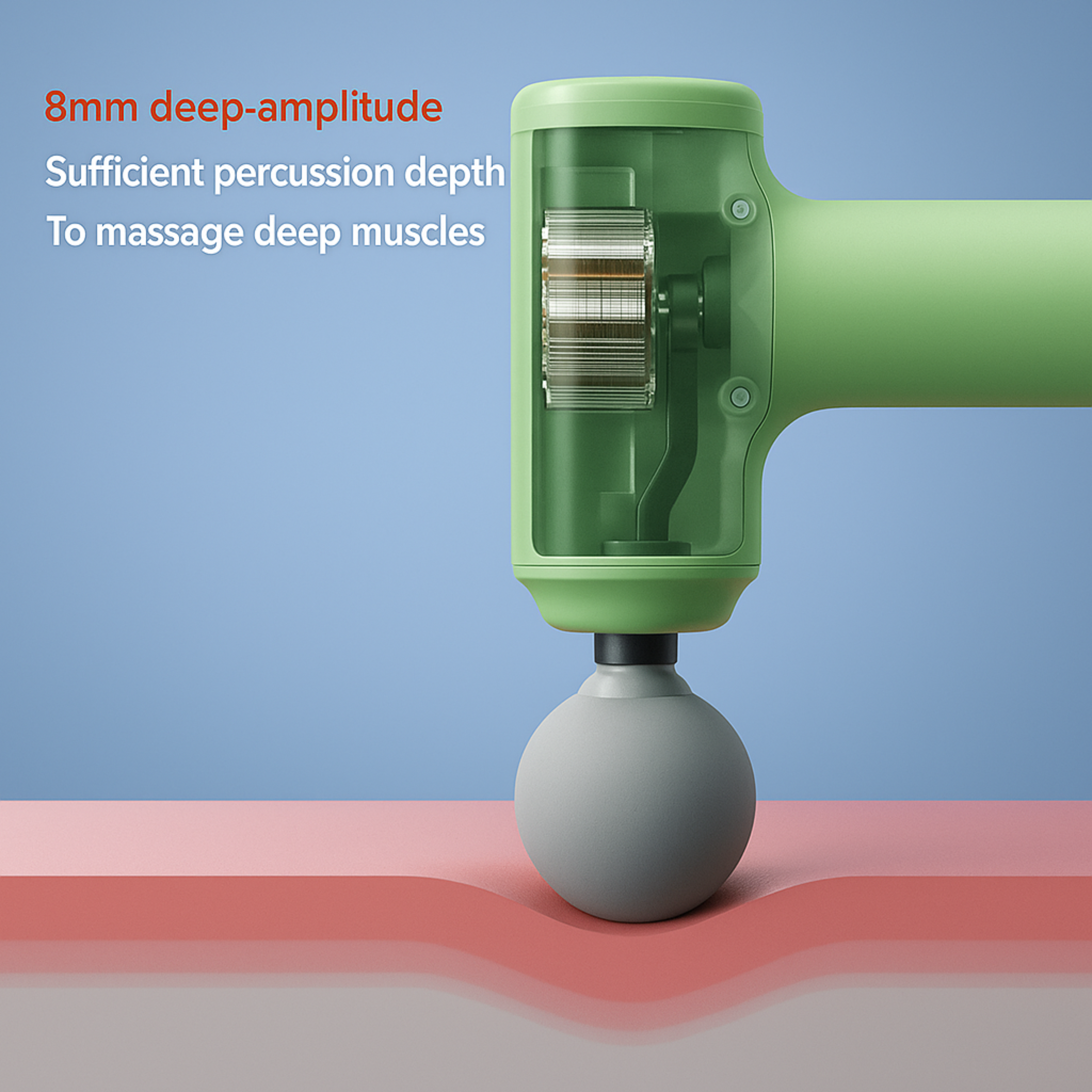 Techio Power Massage Gun | Full Body Muscle Massager | Fast Recovery