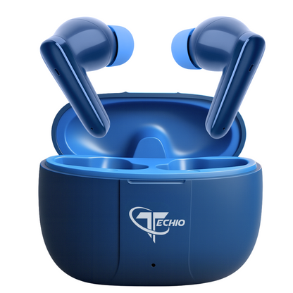 BassPulse Fusion X1 Pro Wireless Earbuds with Heavy Bass, Type-C Fast Charging & Voice
