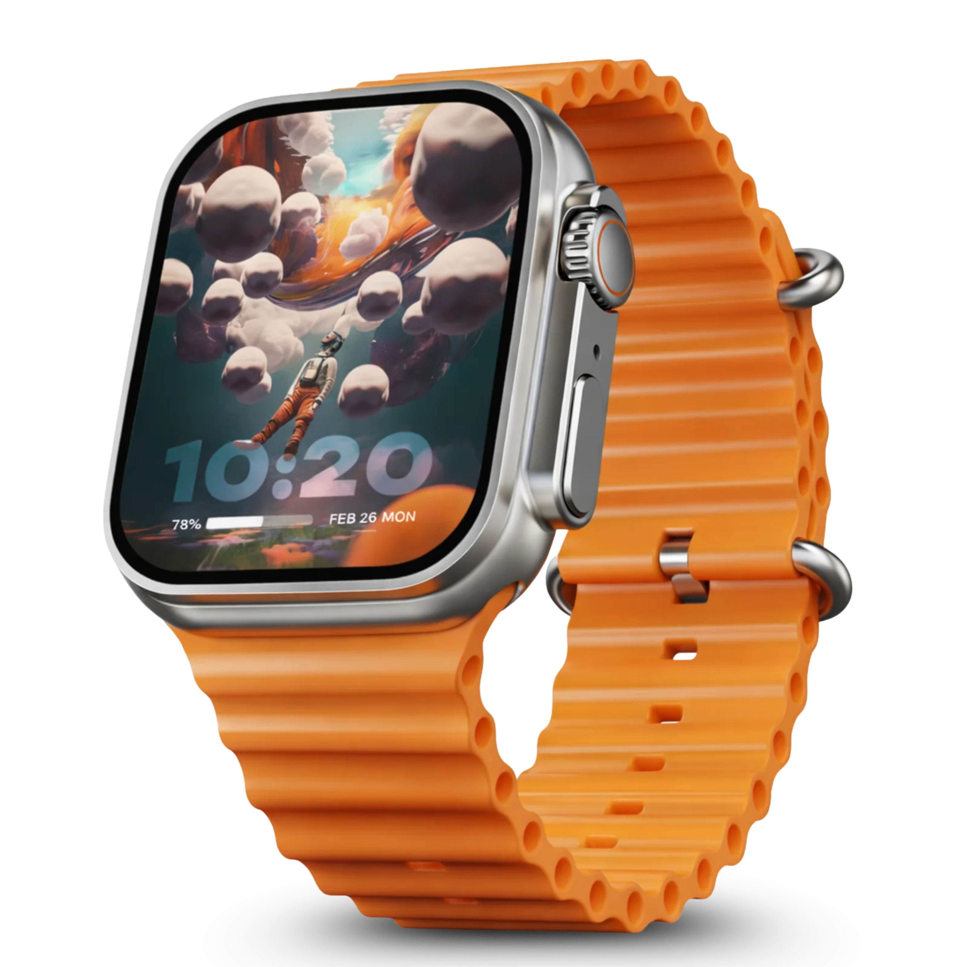 TECHIO Smartwatch with AMOLED Display, Bluetooth Calling & Fitness Tracking