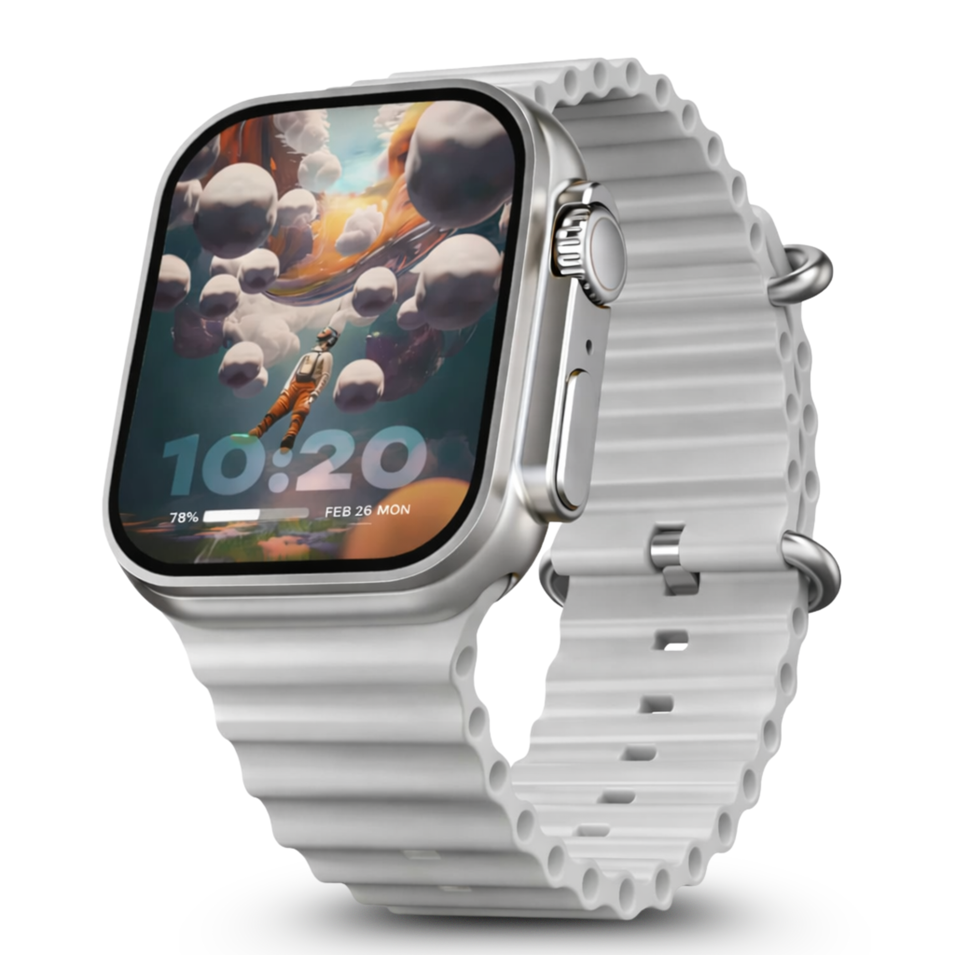 TECHIO Smartwatch with AMOLED Display, Bluetooth Calling & Fitness Tracking