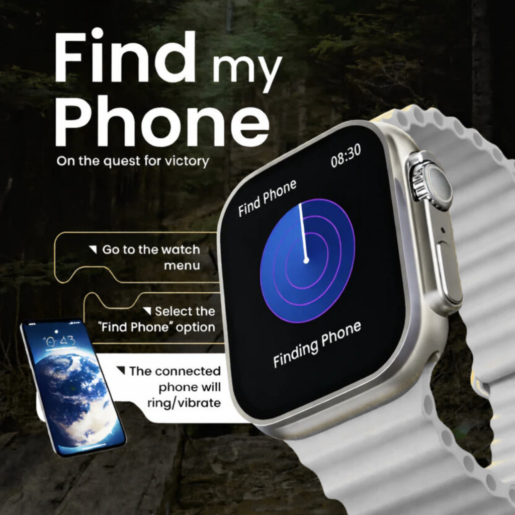 TECHIO Smartwatch with AMOLED Display, Bluetooth Calling & Fitness Tracking