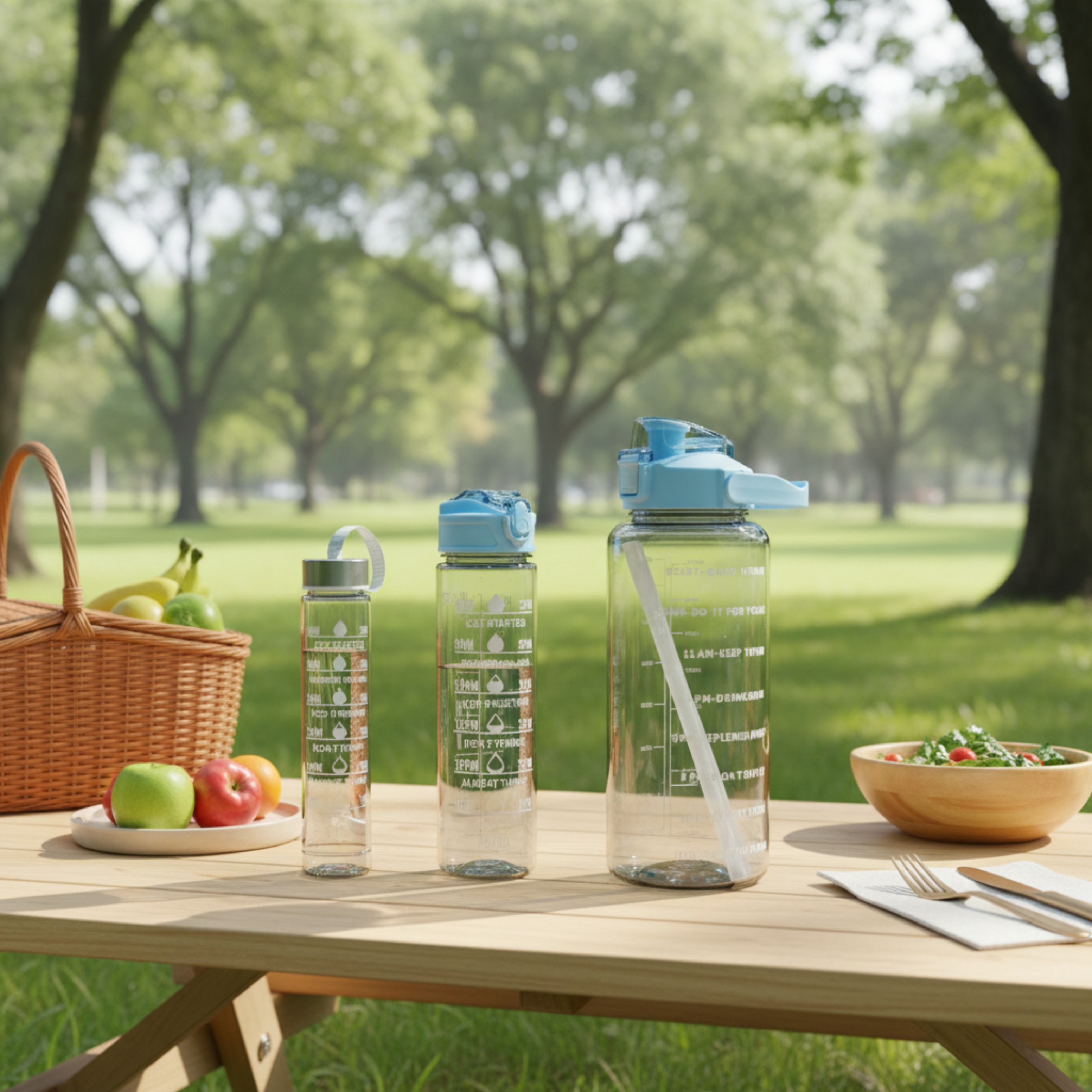 TECHIO Free Leak Proof Sports Water Bottle for Gym, Travel & Office