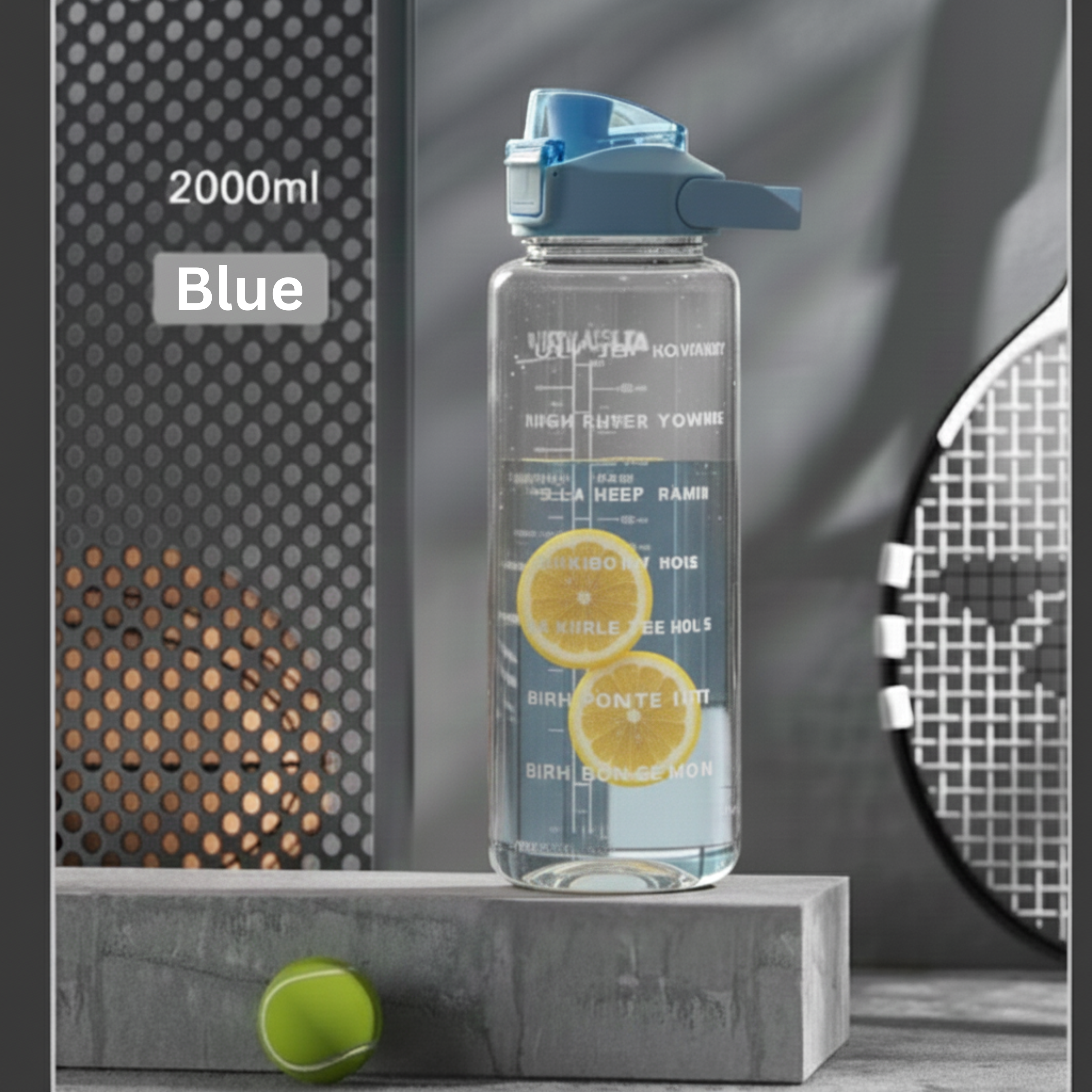 TECHIO Free Leak Proof Sports Water Bottle for Gym, Travel & Office