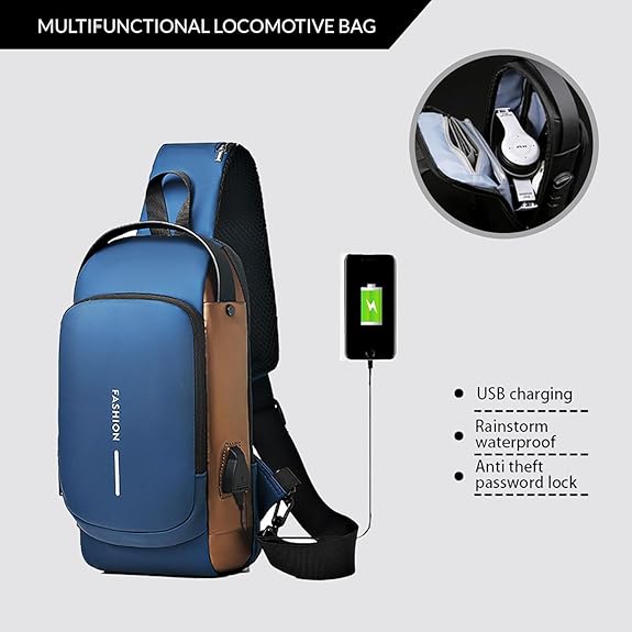 Trendy Cross Body Bag for man | Stylish Sling Purse