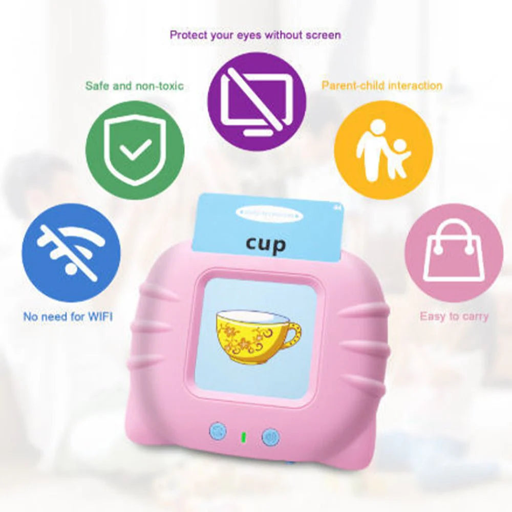 Kids English Learning Machine with Talking Flash Cards