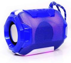 Techio Powerpact bass & stereo audio color changIng led Light wireless portable FRB-162 3 W Bluetooth Speaker  (Blue, Stereo Channel)
