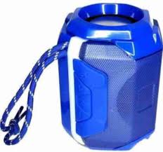 Techio Powerpact bass & stereo audio color changIng led Light wireless portable FRB-162 3 W Bluetooth Speaker  (Blue, Stereo Channel)