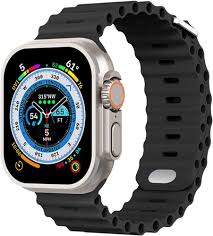 Techio With an orange strap, the Ephemeral T800 Ultra 1.9 HD Displaying Smartwatch  (Black Strap, Free size)
