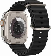 Techio With an orange strap, the Ephemeral T800 Ultra 1.9 HD Displaying Smartwatch  (Black Strap, Free size)