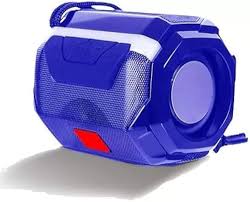 Techio Powerpact bass & stereo audio color changIng led Light wireless portable FRB-162 3 W Bluetooth Speaker  (Blue, Stereo Channel)